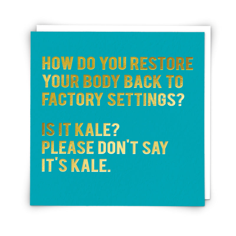 Kale... Card | Redback at Sarah Thomson