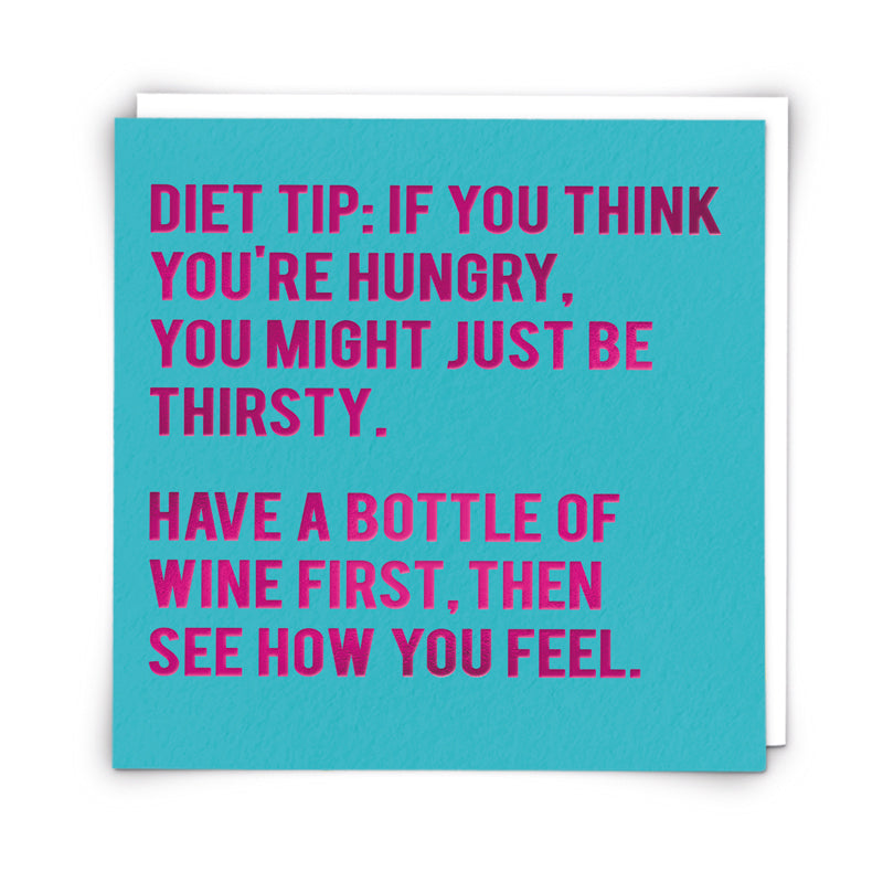 Diet Tip Card | Redback