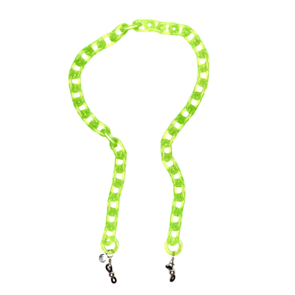 Stella Glasses Chain | Coti Vision at Sarah Thomson in Neon Green