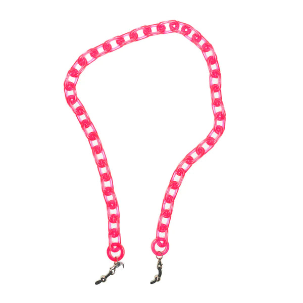 Stella Glasses Chain | Coti Vision at Sarah Thomson in Neon Pink