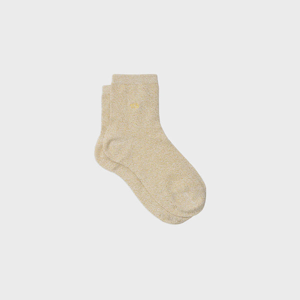 Beige Glitter Socks | BillyBelt