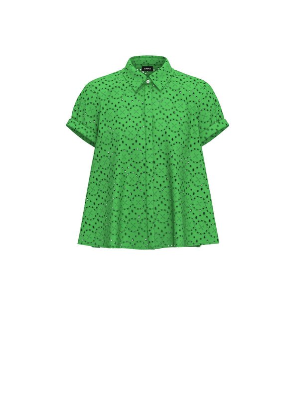Tiro Broderie Anglaise Emerald Shirt | EMME