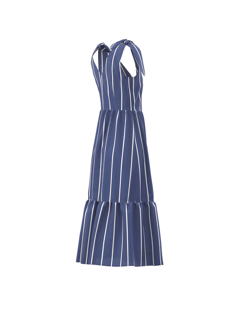 Maesa Striped Cotton Dress | EMME