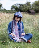 Blockley Scarf in Thistle | Cotswold Knit