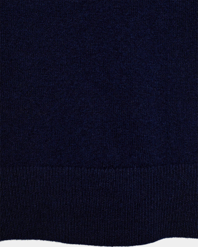 Delia Round Neck Jumper in Navy | Sofie Schnoor