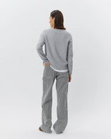 Delia Round Neck Jumper in Grey | Sofie Schnoor