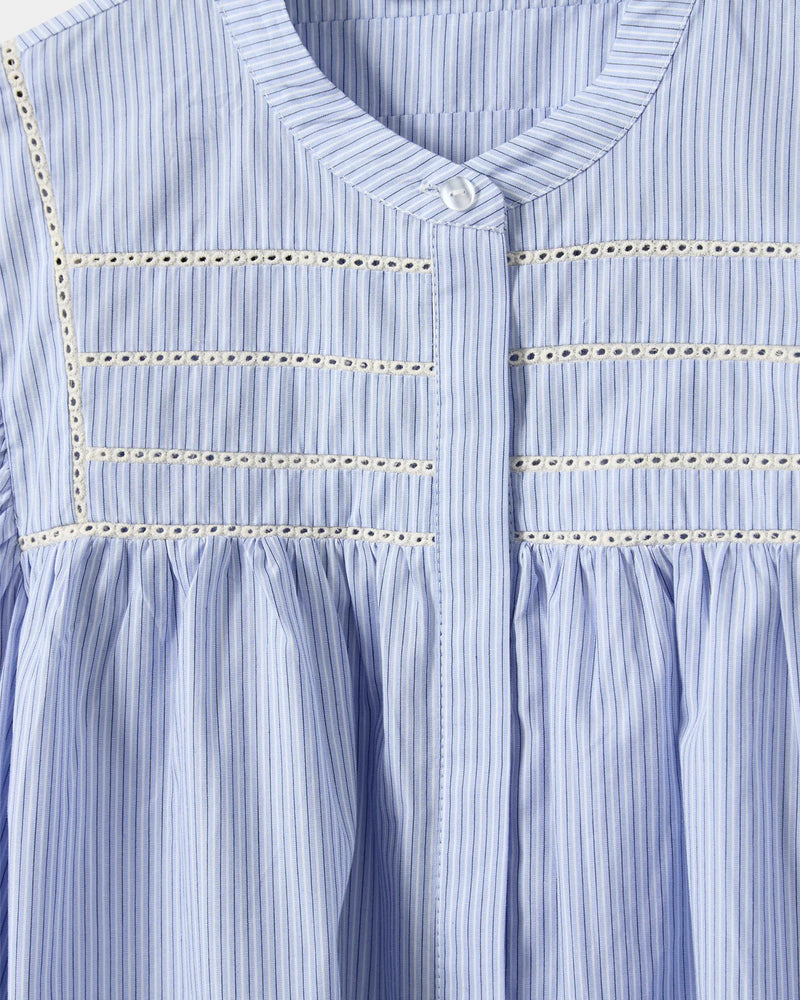 Delila Blue Striped Shirt | Sofie Schnoor