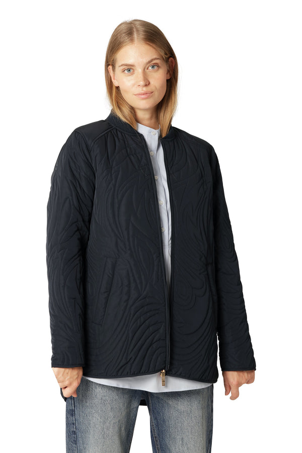 Dune 02 Dark Indigo Quilted Jacket  | Ilse Jacobsen Hornbæk
