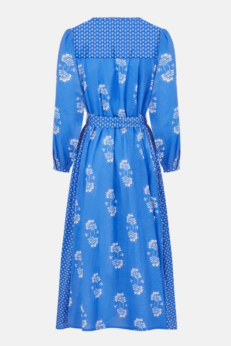 Amber Blue Midi Dress | East Heritage