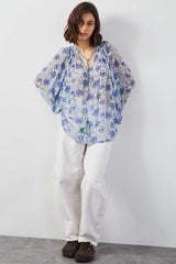 Amelia Blue Blouse | East Heritage