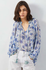 Amelia Blue Blouse | East Heritage