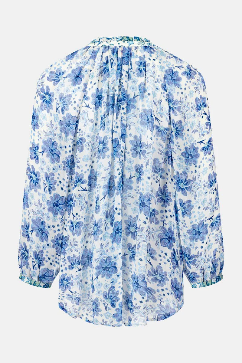 Amelia Blue Blouse | East Heritage