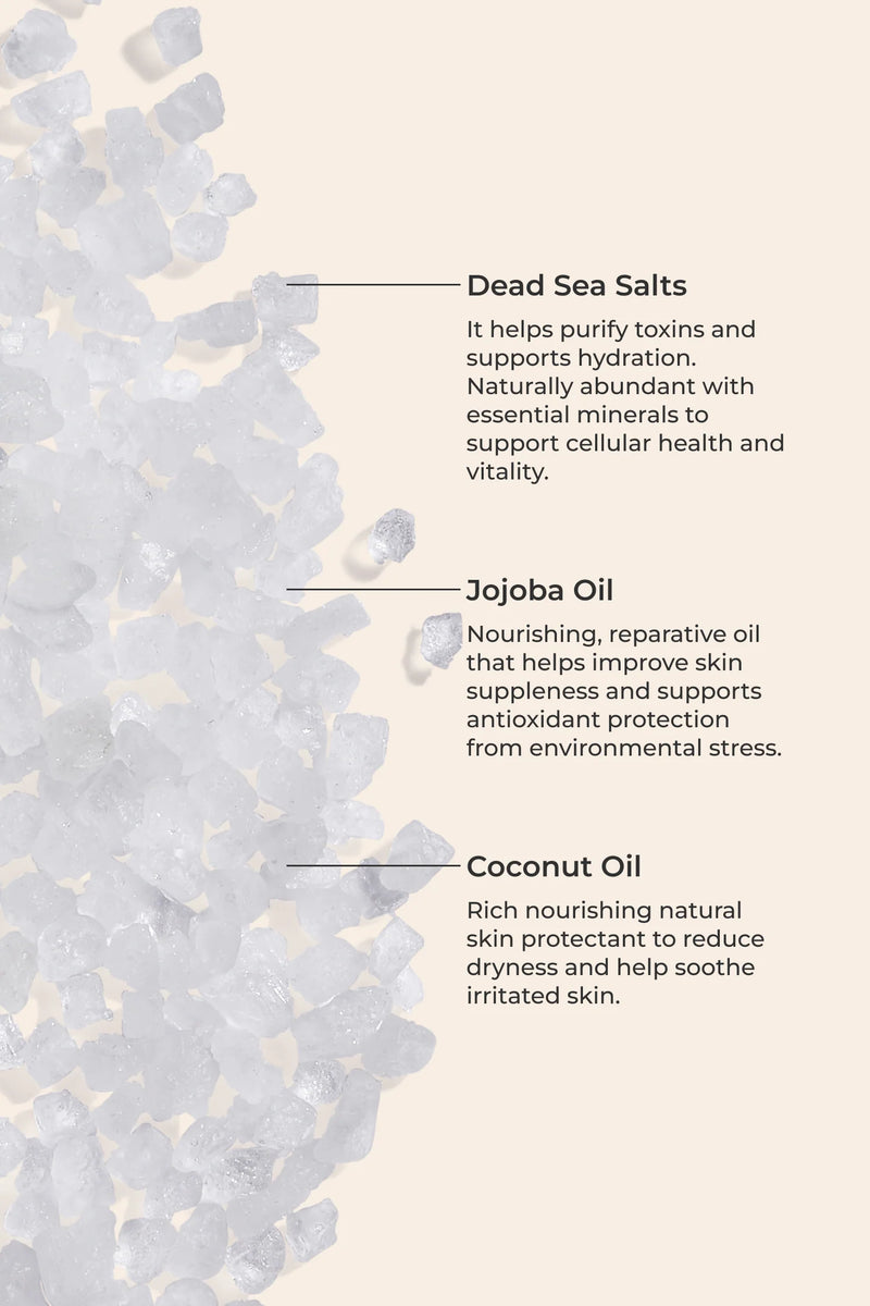 Floatation Bath Salt Crystals 450ml | Dead Sea Dream