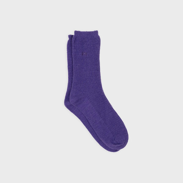 Purple Wool & Angora Socks | BillyBelt