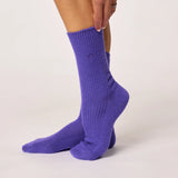 Purple Wool & Angora Socks | BillyBelt