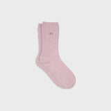 Dusty Pink Wool & Angora Socks | BillyBelt