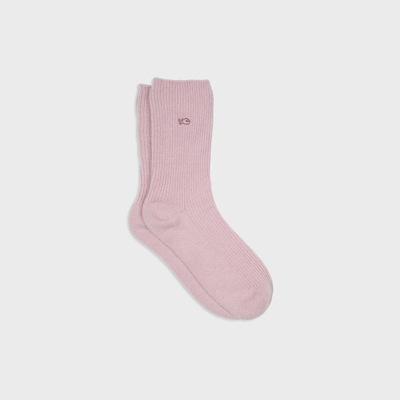 Dusty Pink Wool & Angora Socks | BillyBelt