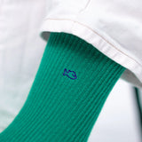 Green Wool Socks with Angora Socks | BillyBelt