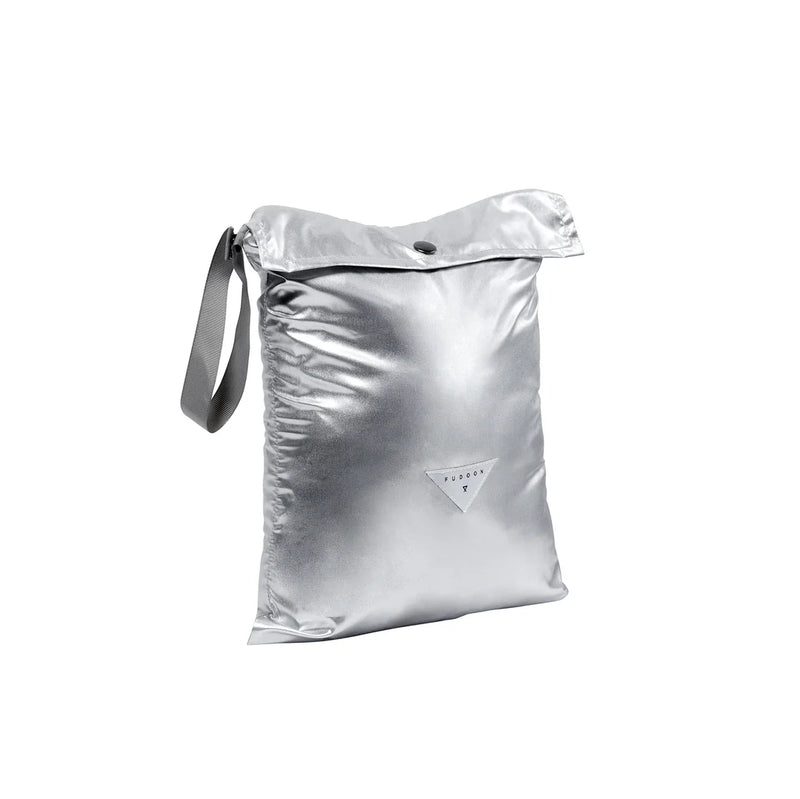 Reversible Hood Insert in Silver & Navy | Fudoon