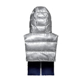 Reversible Hood Insert in Silver & Navy | Fudoon