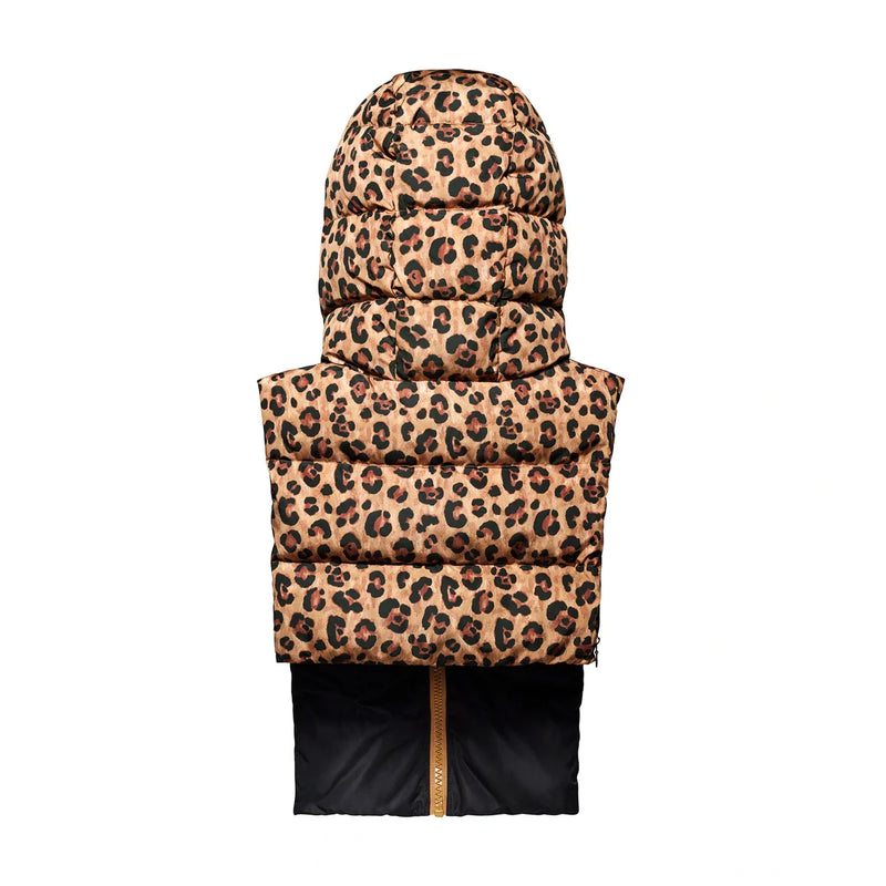 Reversible Hood Insert in Leopard & Black | Fudoon