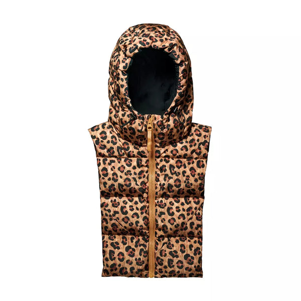 Reversible Hood Insert in Leopard & Black | Fudoon