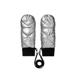 Silver Convertible Mittens | Fudoon