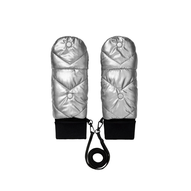 Silver Convertible Mittens | Fudoon