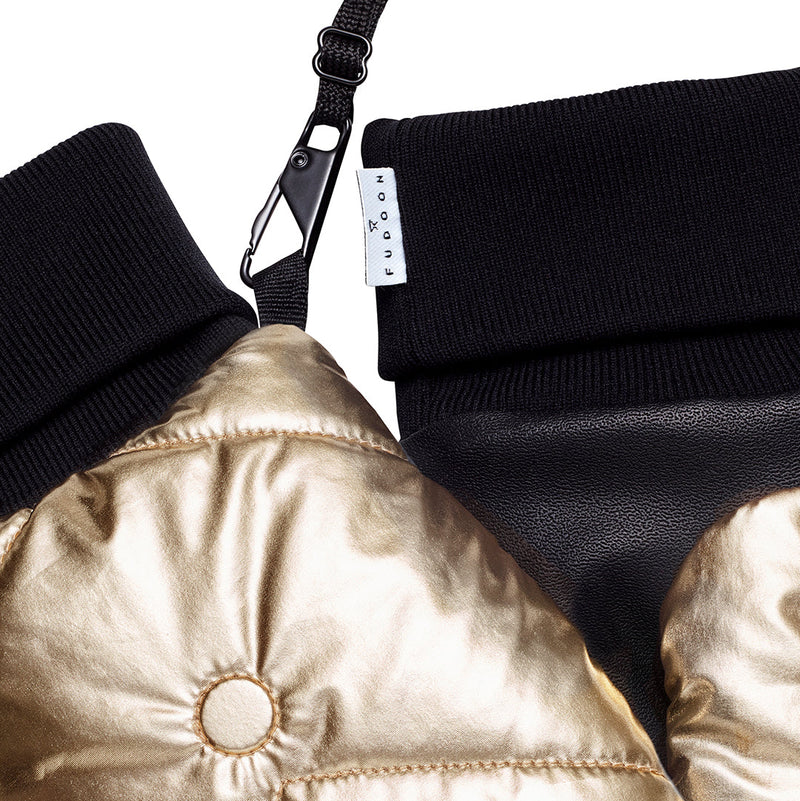 Gold Convertible Mittens | Fudoon