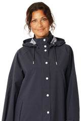 Gentlerain02 Coat in Navy | Ilse Jacobsen Hornbæk