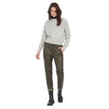 Gift Kaki Leather Trousers | Oakwood