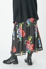 Vintage Floral Bouquet Skirt | Sahara