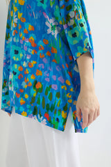 Abstract Painted Garden Top | Sahara