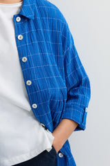 Stitched Grid Check Shirt | Sahara