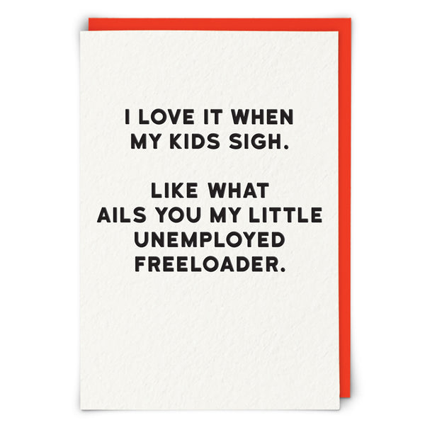 "Freeloader" Card | Redback