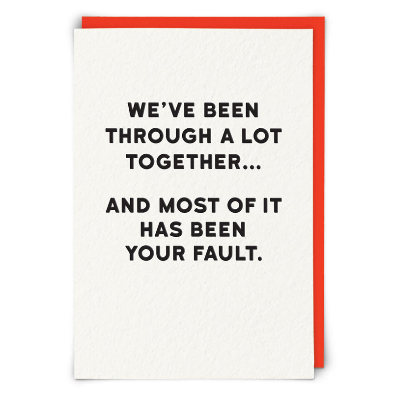 "Fault" Card | Redback