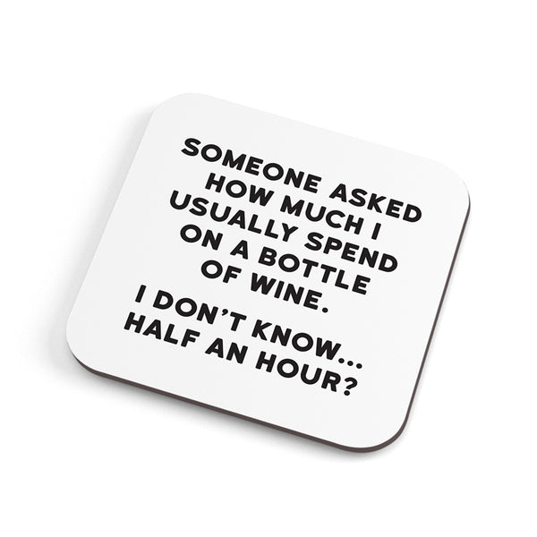 Bottle of Wine Coaster | Redback