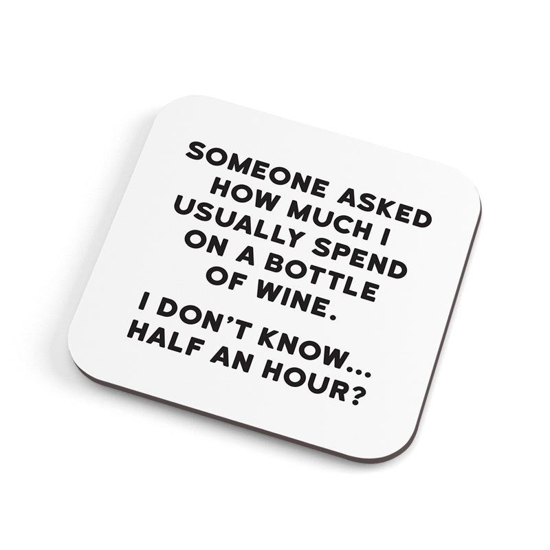 Bottle of Wine Coaster | Redback
