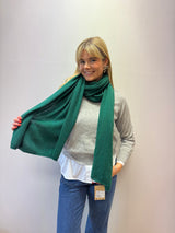 The Big Green Cashmere Scarf | Sartoria Saracena