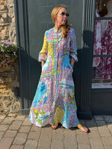 The Liza Amalfi Linen Maxi Dress | Sartoria Saracena