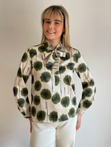 Fulvia Flower Print Blouse | EMME