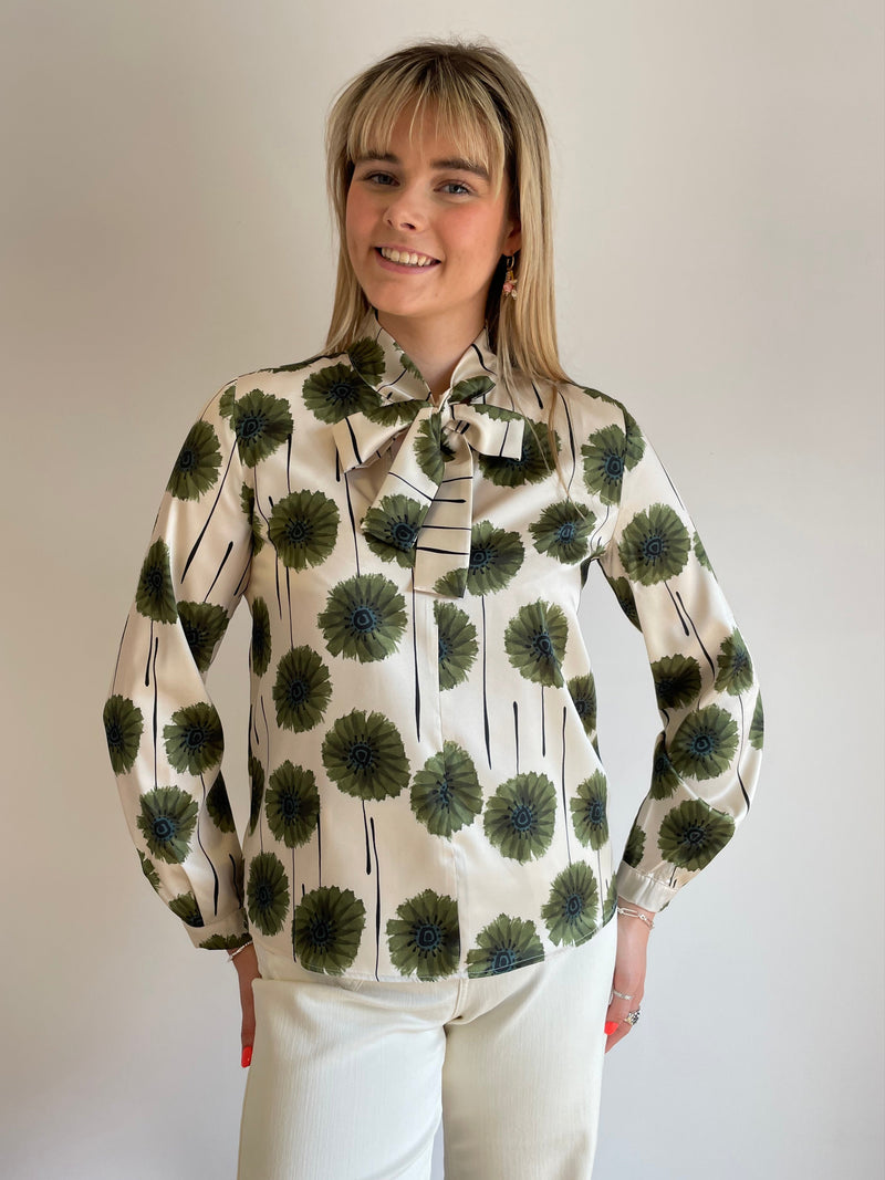 Fulvia Flower Print Blouse | EMME