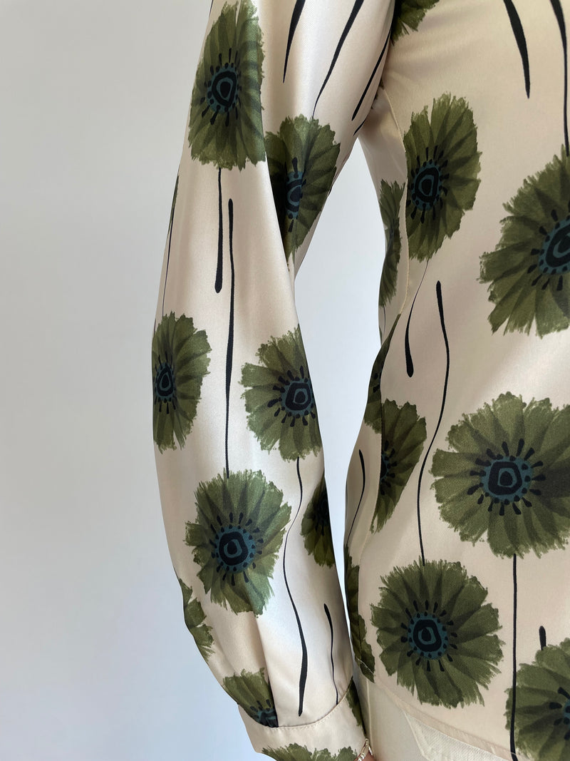 Fulvia Flower Print Blouse | EMME