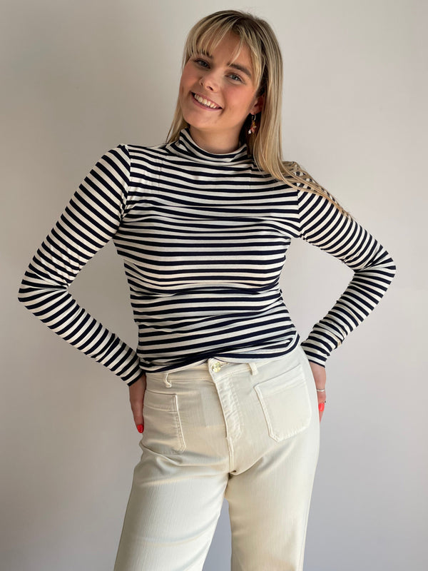 Maia Striped Top | EMME
