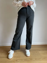 Samovar Charcoal Grey Wide Leg Jeans | EMME