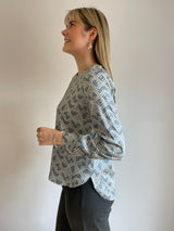 Jimco Grey Patterned Blouse | EMME