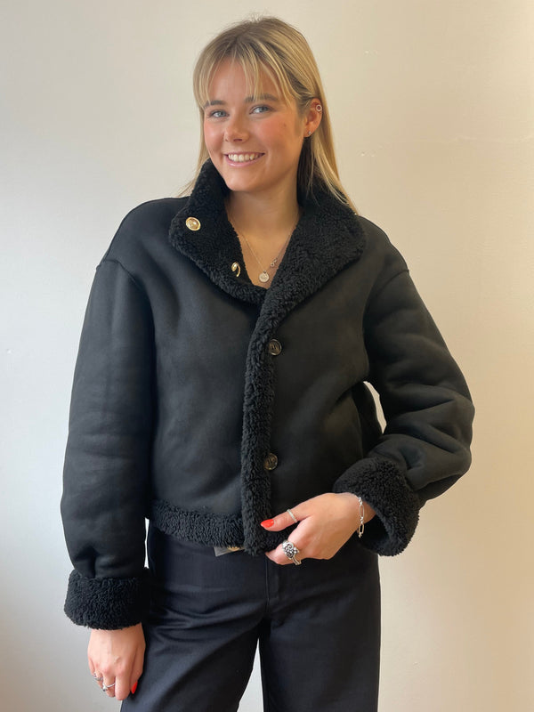 Vicenza Reversable Black Jacket | EMME
