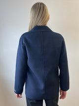 Palos Navy Coat | EMME