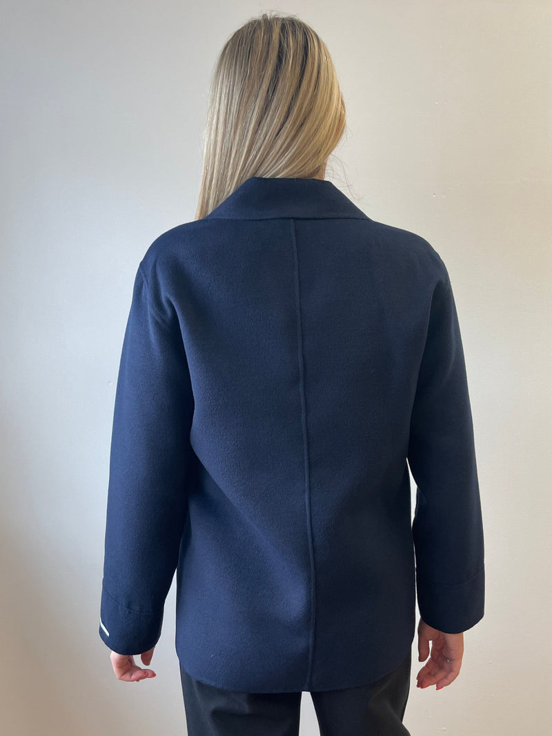 Palos Navy Coat | EMME