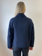 Clip Navy Coat | EMME